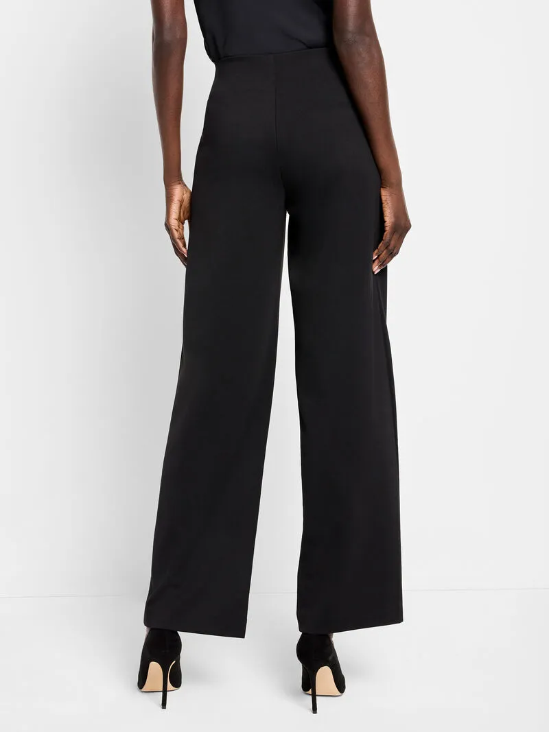 30.5" DRAPEY PONTE WIDE LEG PANT