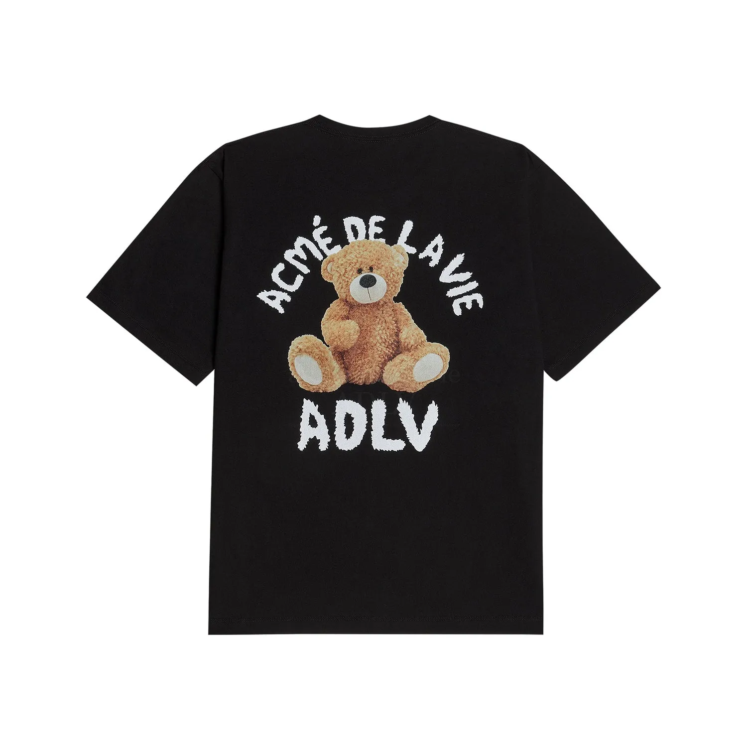 acmé de la vie (ADLV) Teddy Bear (Bear Doll) Short Sleeve T-Shirt Black