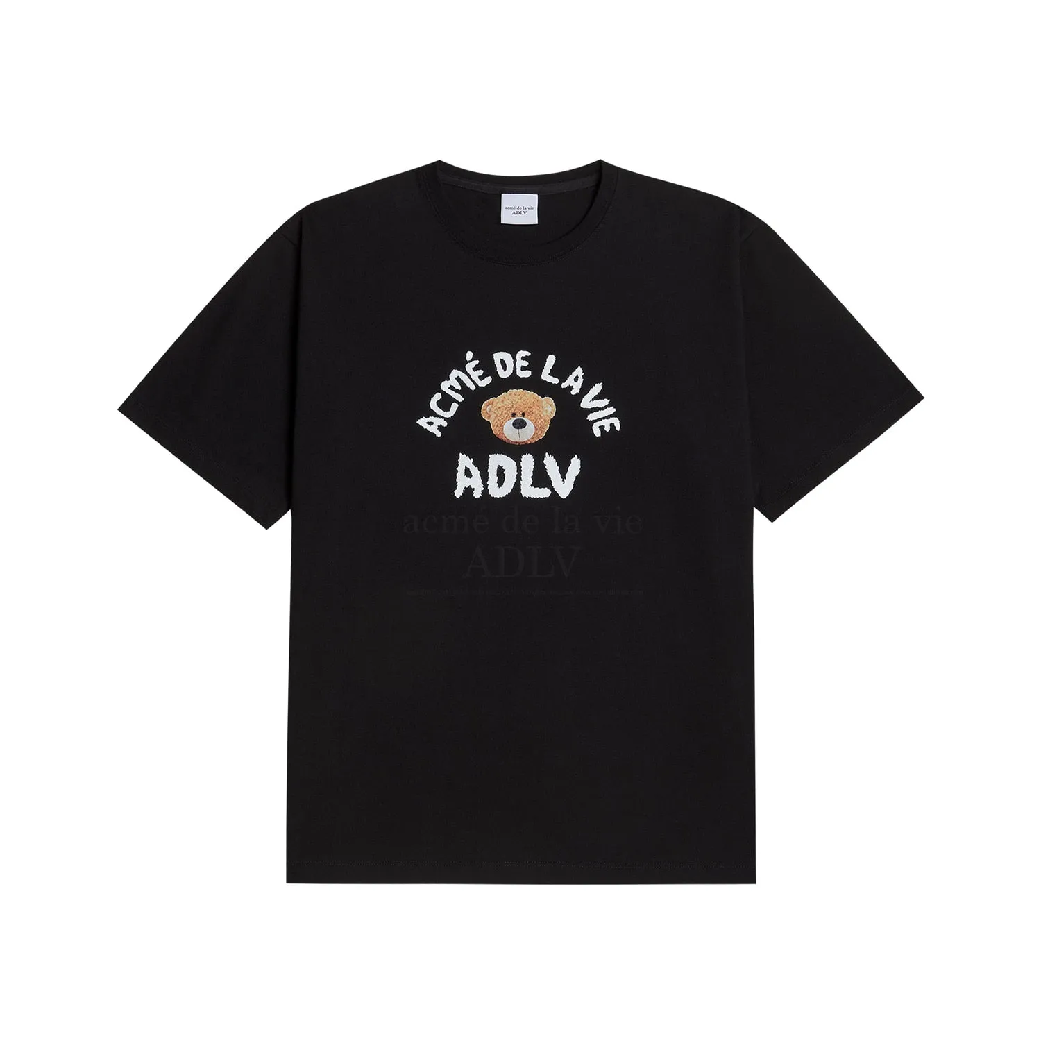 acmé de la vie (ADLV) Teddy Bear (Bear Doll) Short Sleeve T-Shirt Black