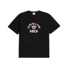 acmé de la vie (ADLV) Teddy Bear (Bear Doll) Short Sleeve T-Shirt Black