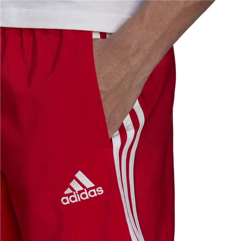 adidas Essentials 3 Stripe Chelsea Shorts - Mens - Scarlet/White