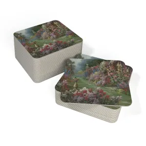 Alfred de Breanski, Jr. "The Herbaceous Border" - Coasters (50, 100 pcs)