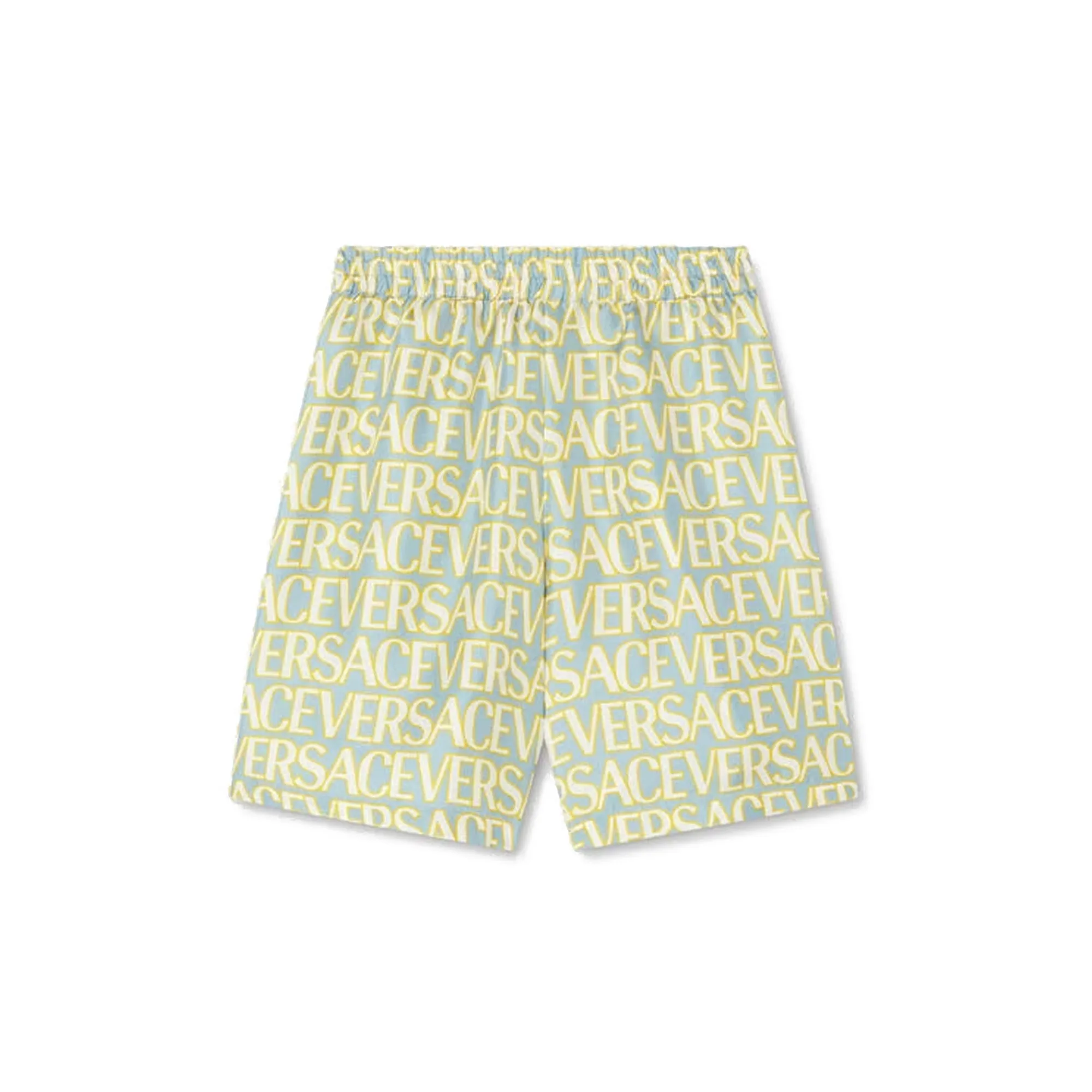 All-Over Logo Twill Silk Shorts