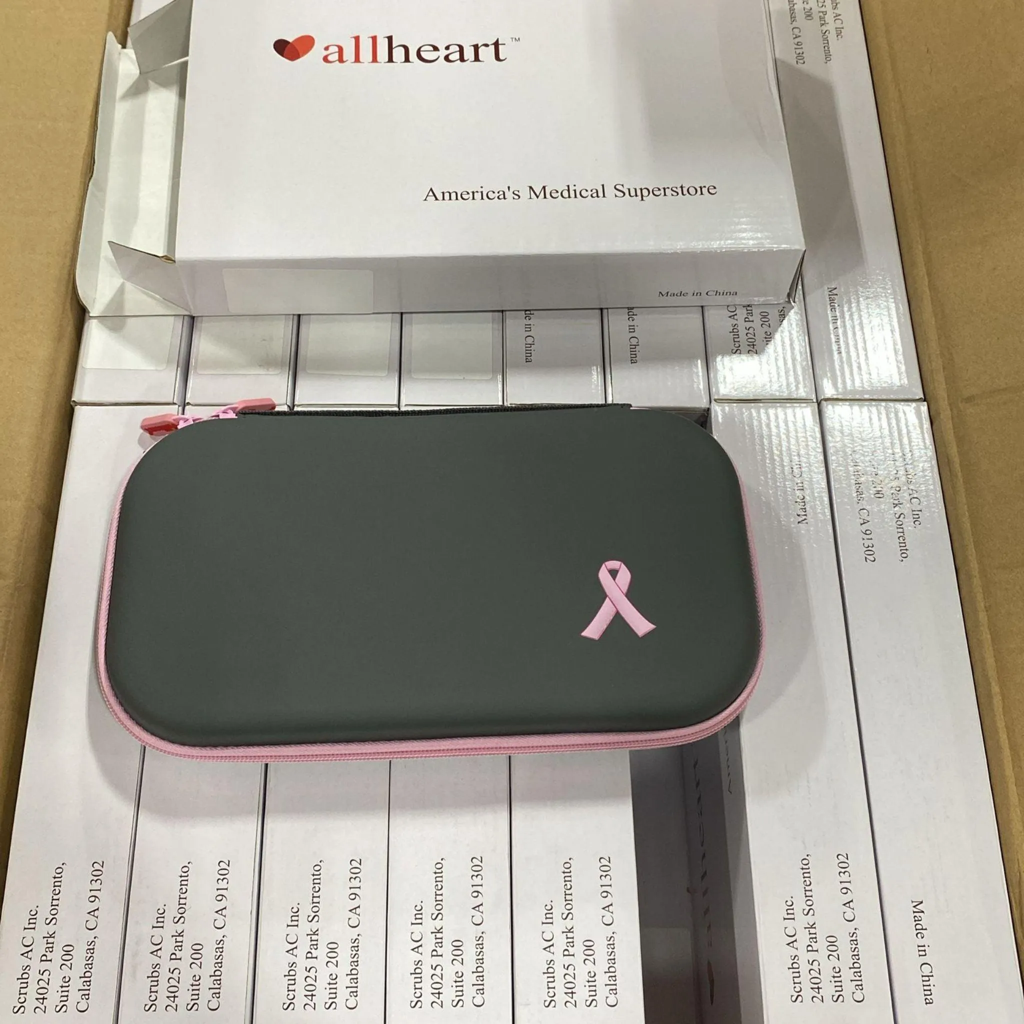 Allheart Breast Cancer Stethoscope Case (48 Pcs Lot)