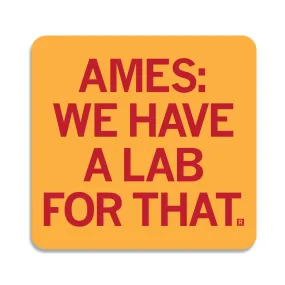 Ames: Lab For That Sticker