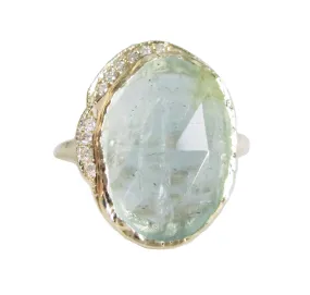 Aquamarine Hidden Cove Ring