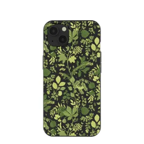 Black Evergreen iPhone 13 Case