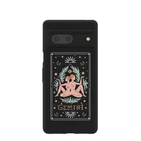 Black Gemini Google Pixel 7 Case