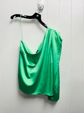 Blouse Long Sleeve By Express In Green, Size: Xl