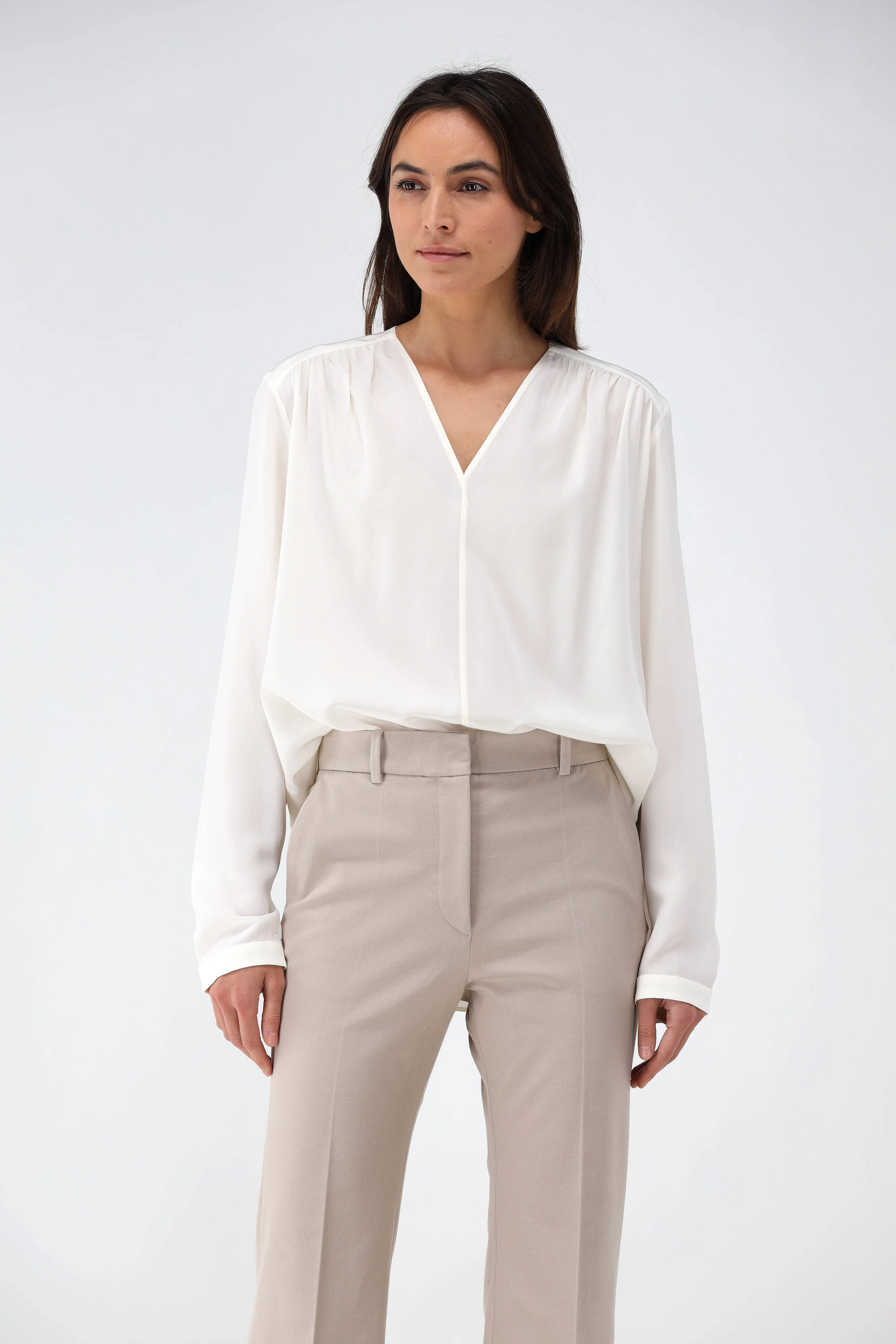 Bluse Newell in Ivory