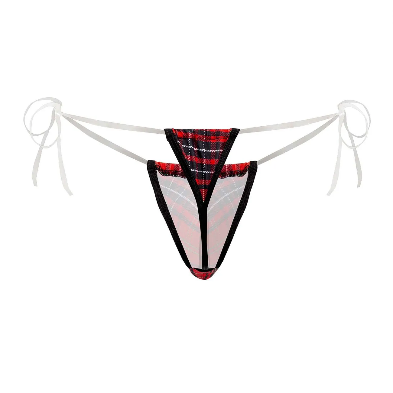 CandyMan 99571X Invisible Micro G-String Color Red Prints