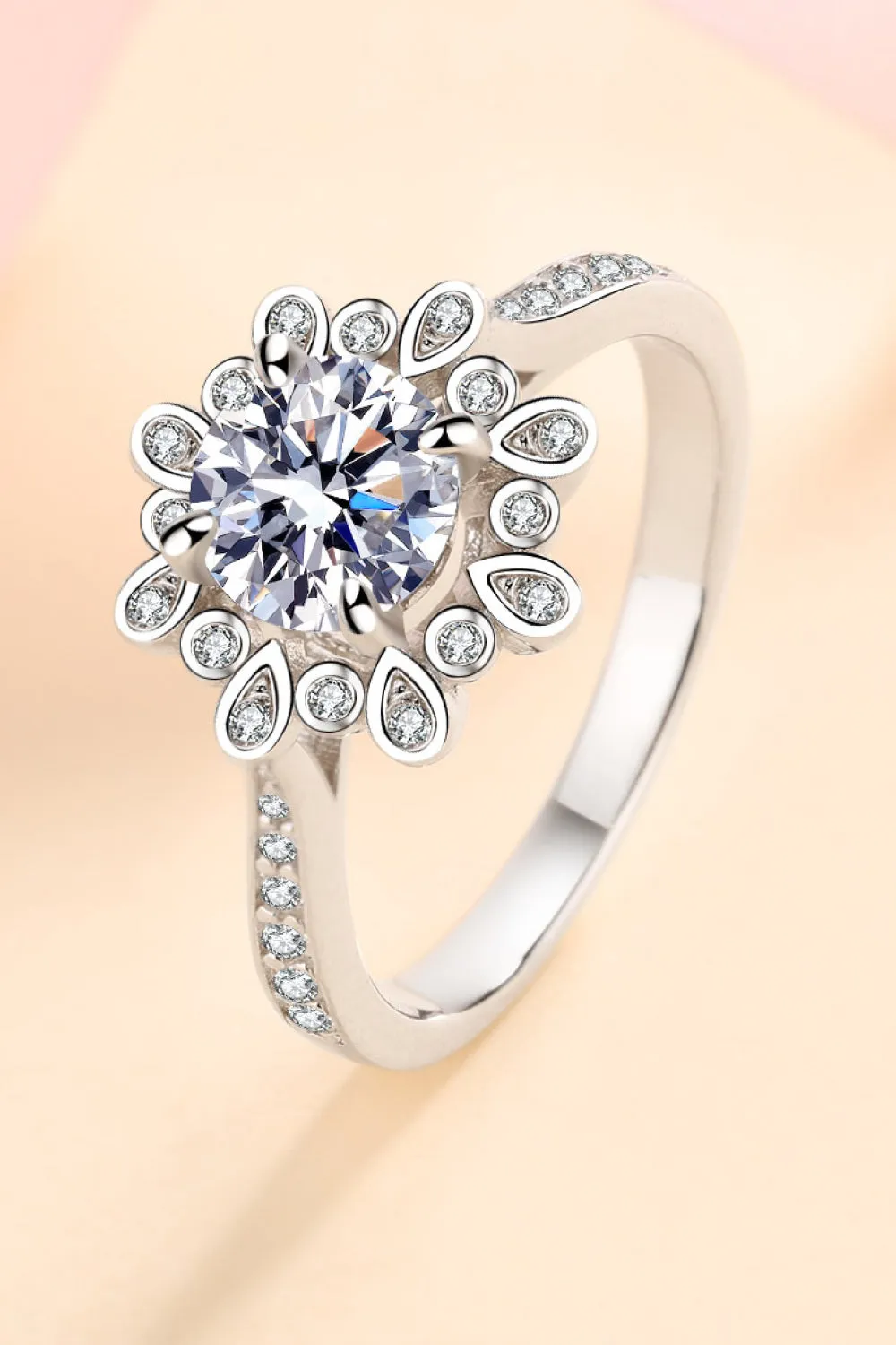 Can't Stop Your Shine 925 Sterling Silver Moissanite Ring