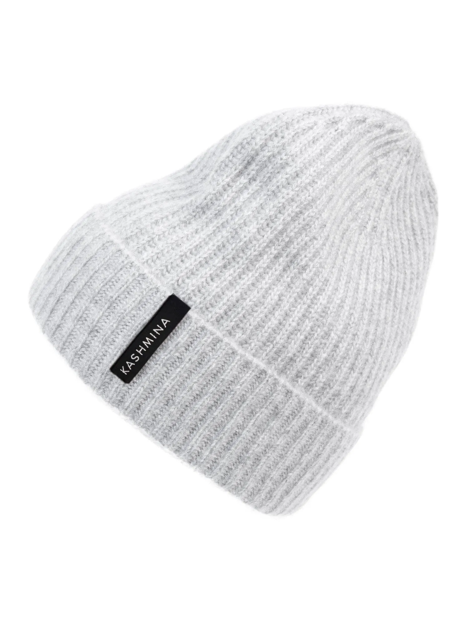 Cashmere beanie "Elli" - light grey