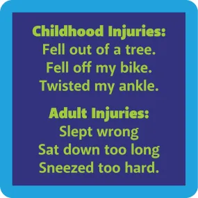 Childhood Injuries Coaster