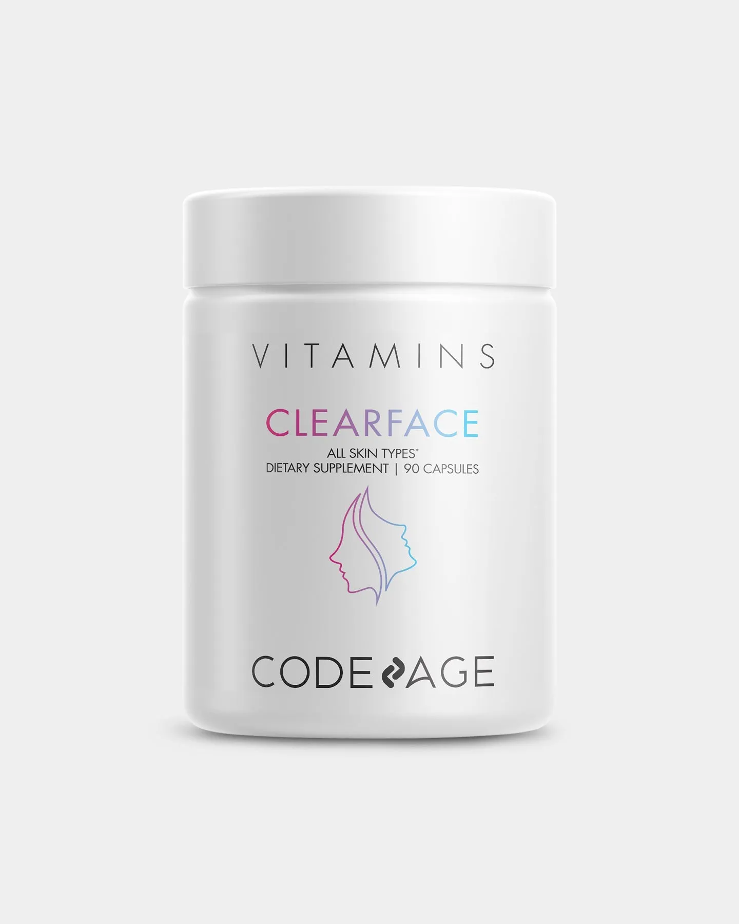 Codeage Clearface Vitamins  Supplement White Edition