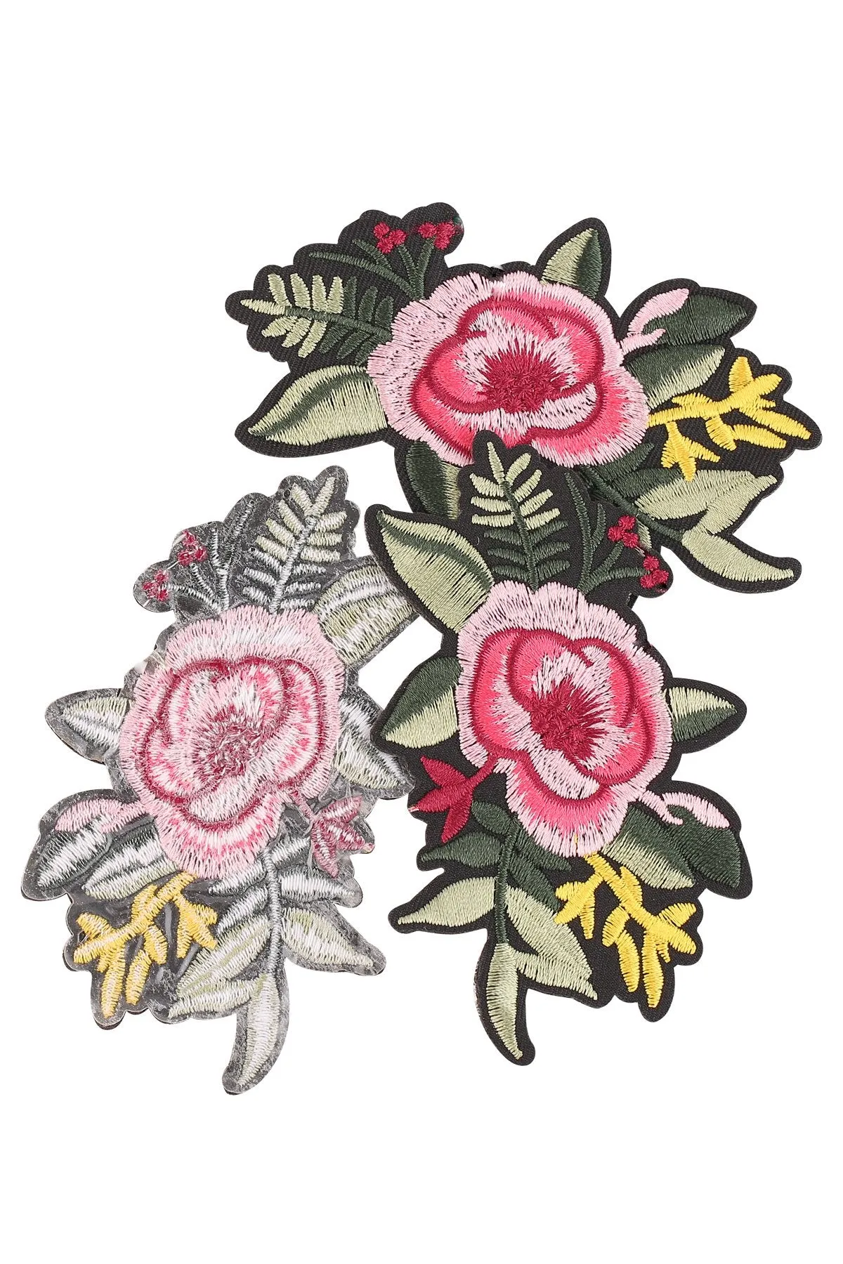 Colourful Floral Sew on Embroidery Patch