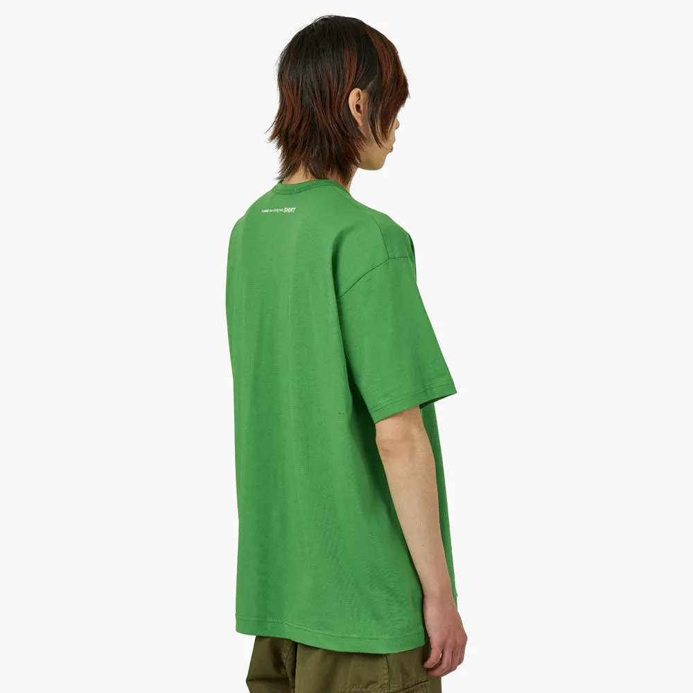 COMME des GARÇONS SHIRT Jersey Logo T-shirt / Green