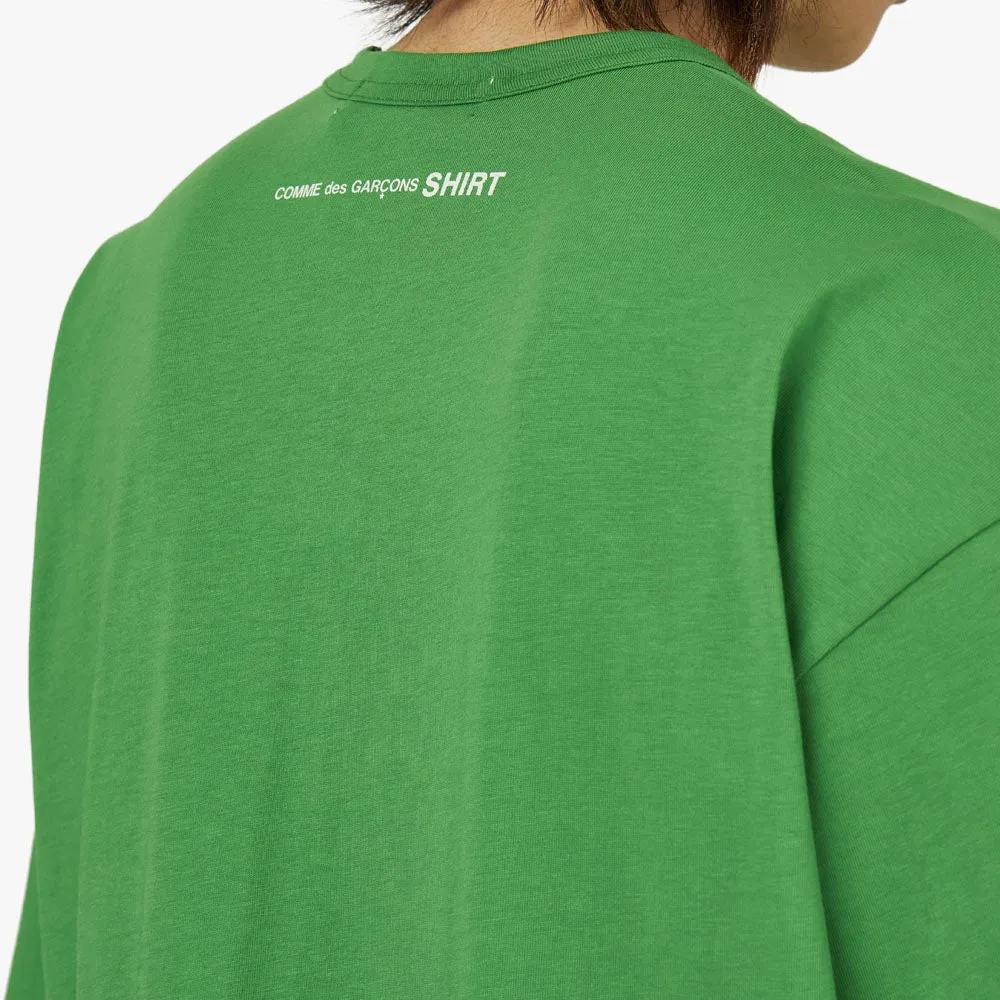 COMME des GARÇONS SHIRT Jersey Logo T-shirt / Green