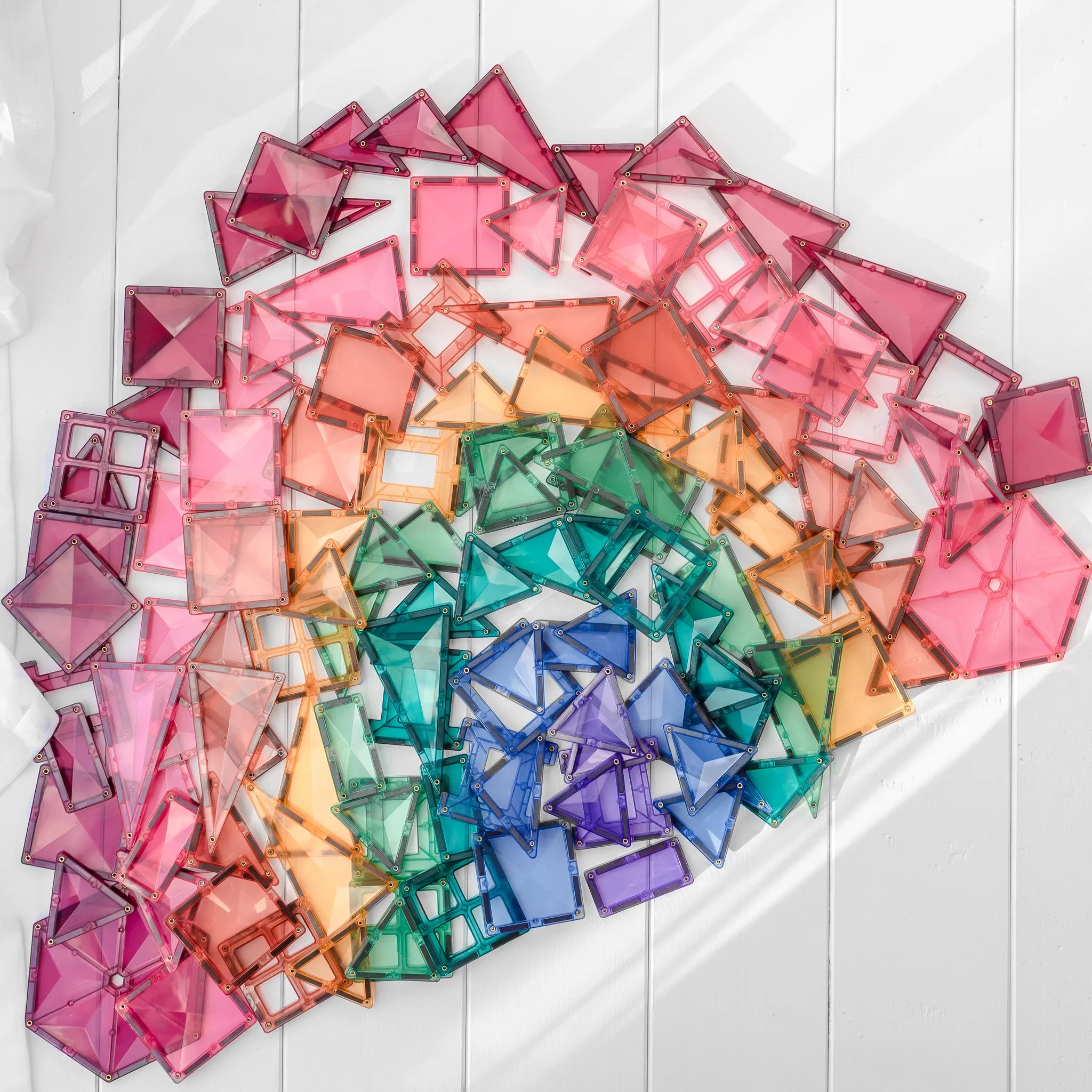 Connetix Tiles - 120 Piece Creative Set | Pastel