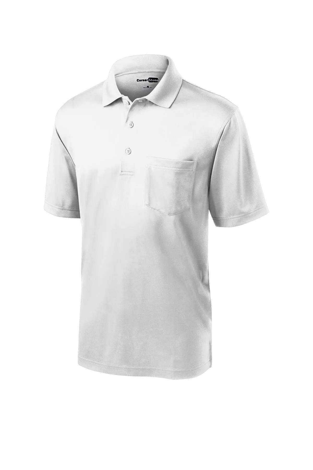 CornerStone Select Snag-Proof Pocket Polo. CS412P