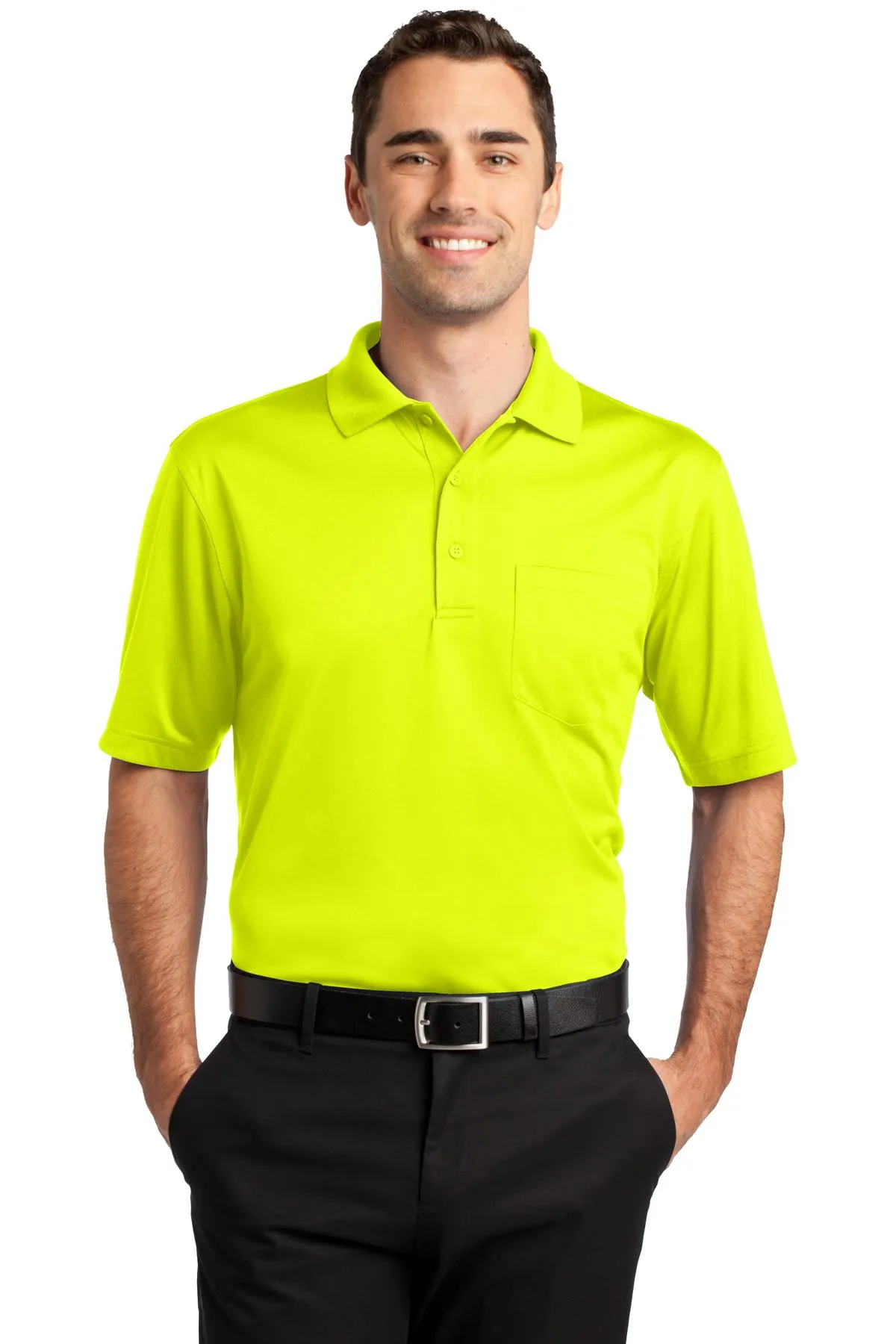 CornerStone Select Snag-Proof Pocket Polo. CS412P