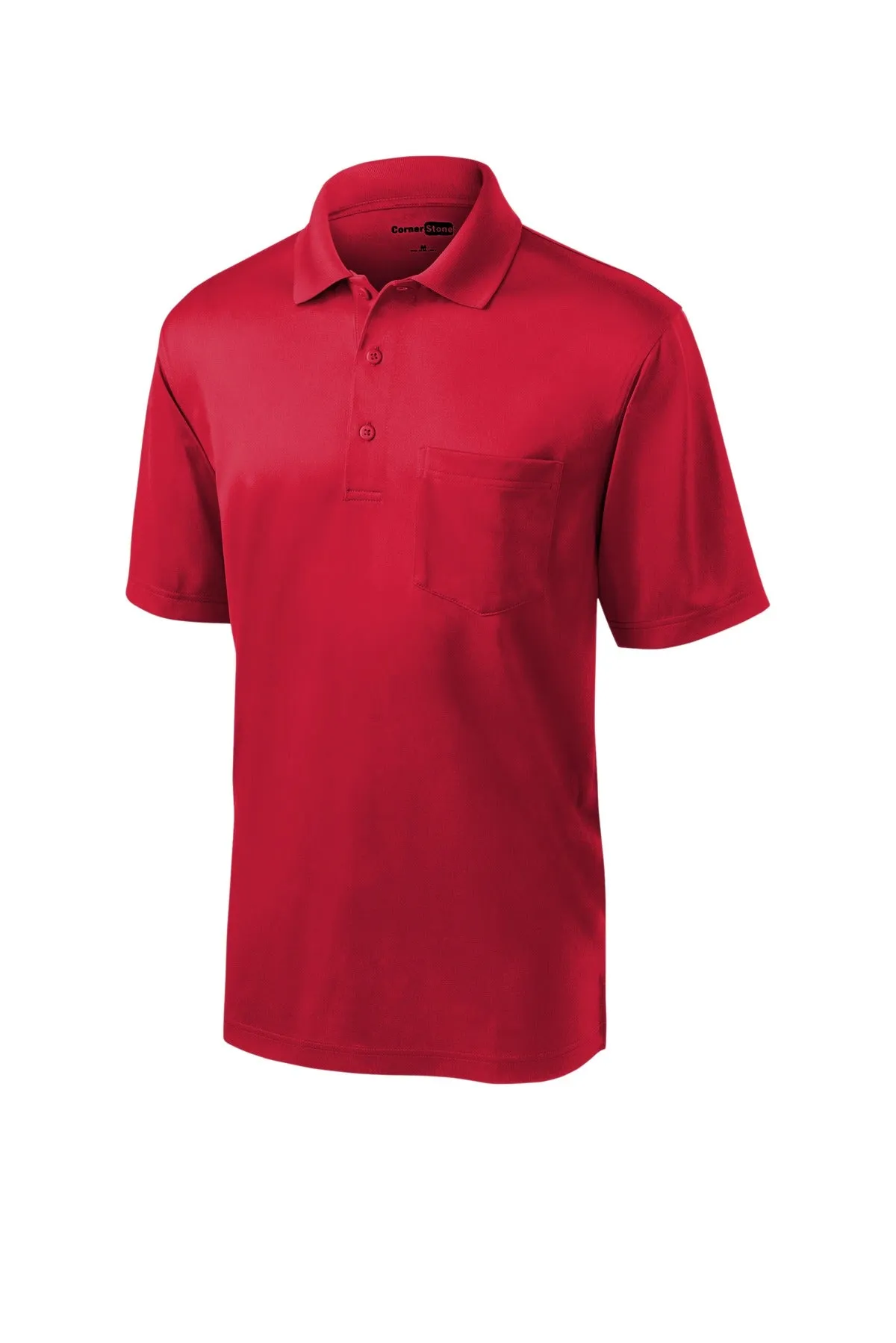 CornerStone Select Snag-Proof Pocket Polo. CS412P