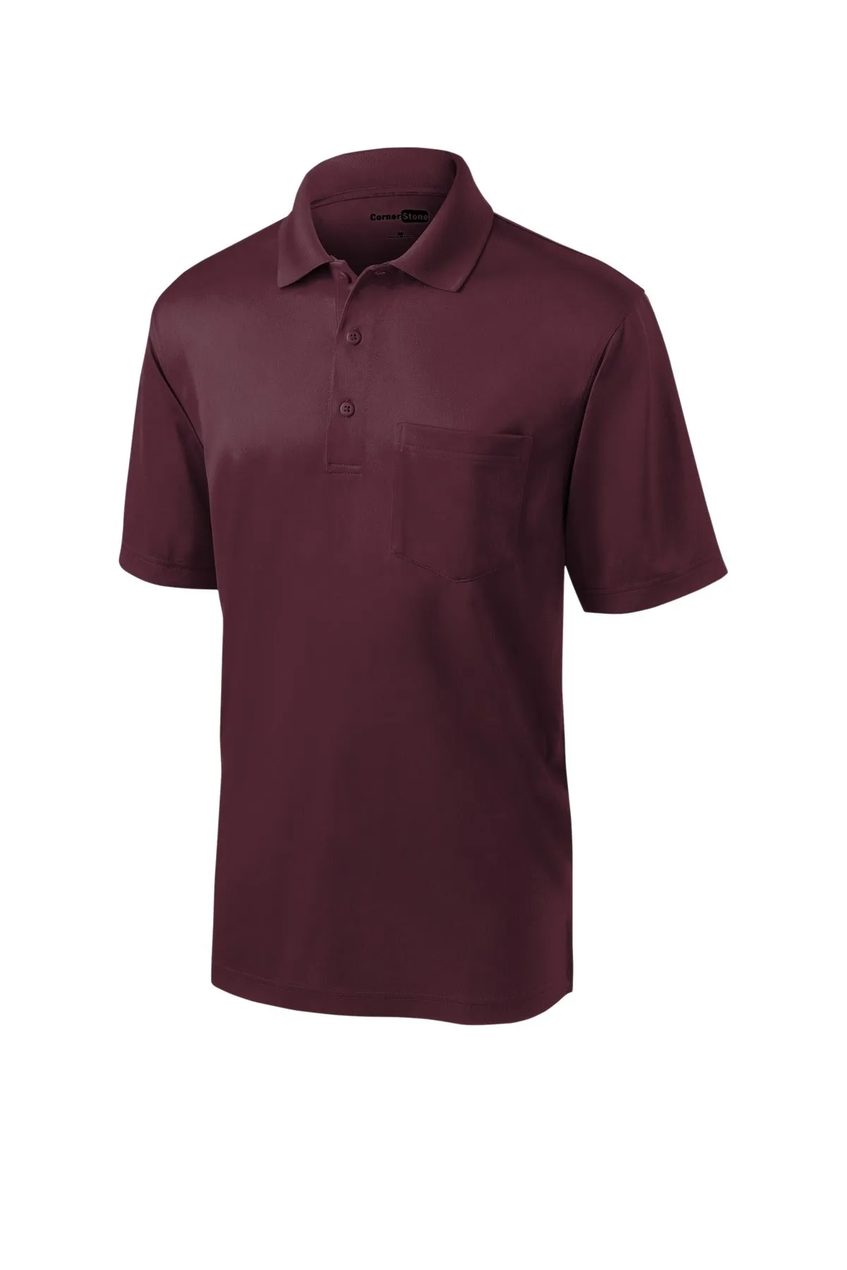 CornerStone Select Snag-Proof Pocket Polo. CS412P