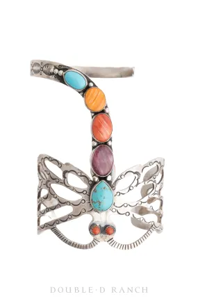 Cuff, Novelty, Mixed Stones, Dragonfly, Contemporary, 3602B