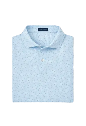 Diamond In The Rough Perf Polo Blue Frost