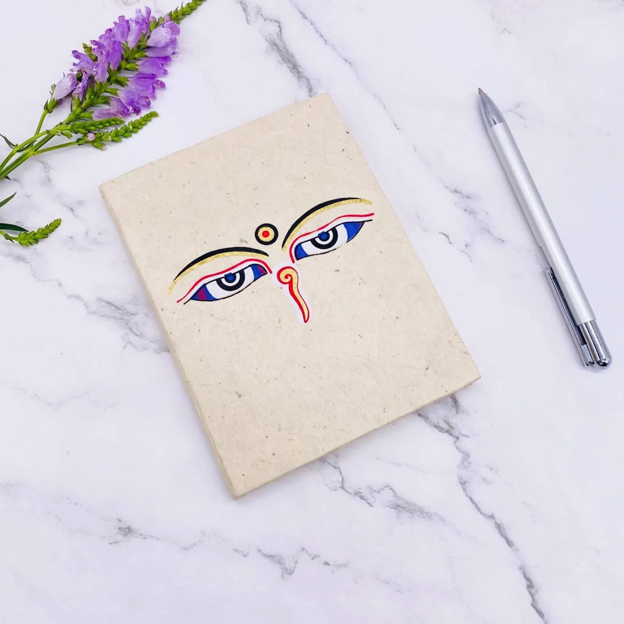 Eco Friendly Hand Painted Lokta Journal