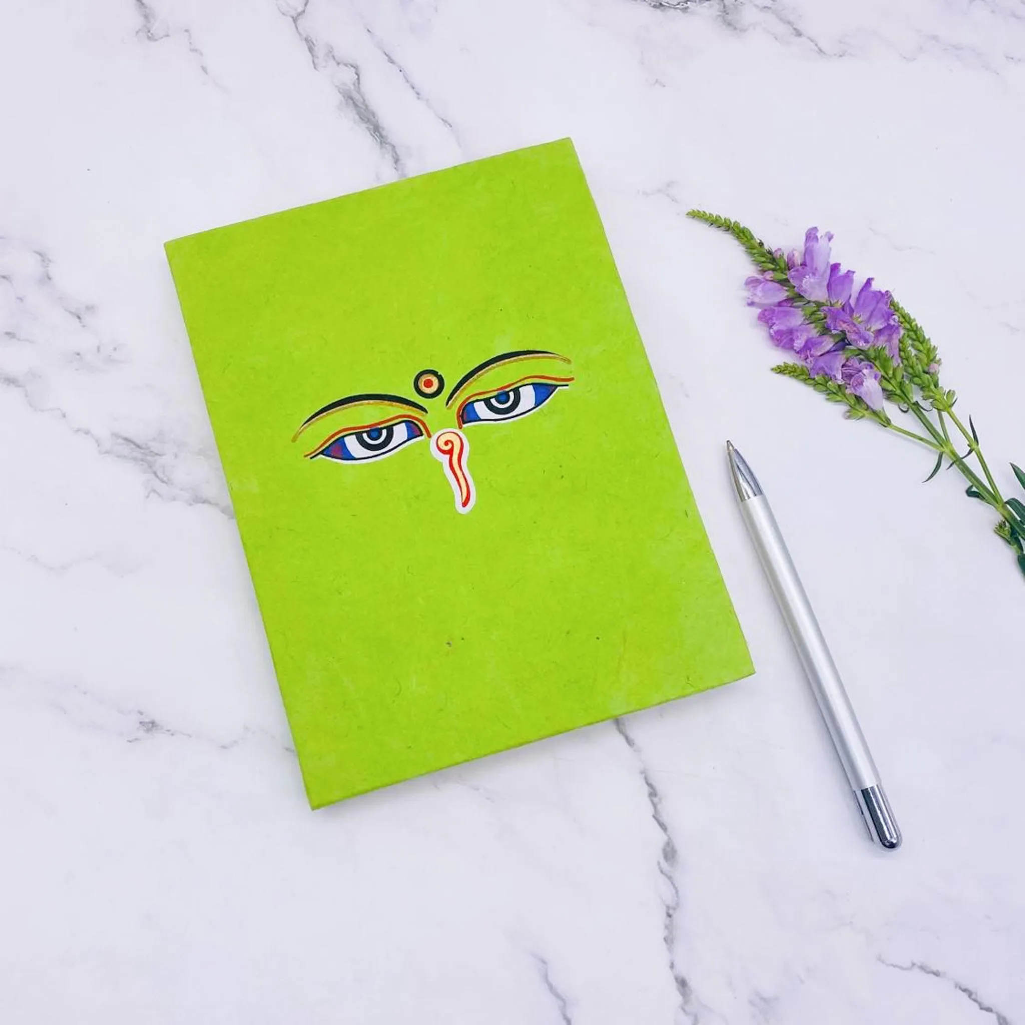 Eco Friendly Hand Painted Lokta Journal