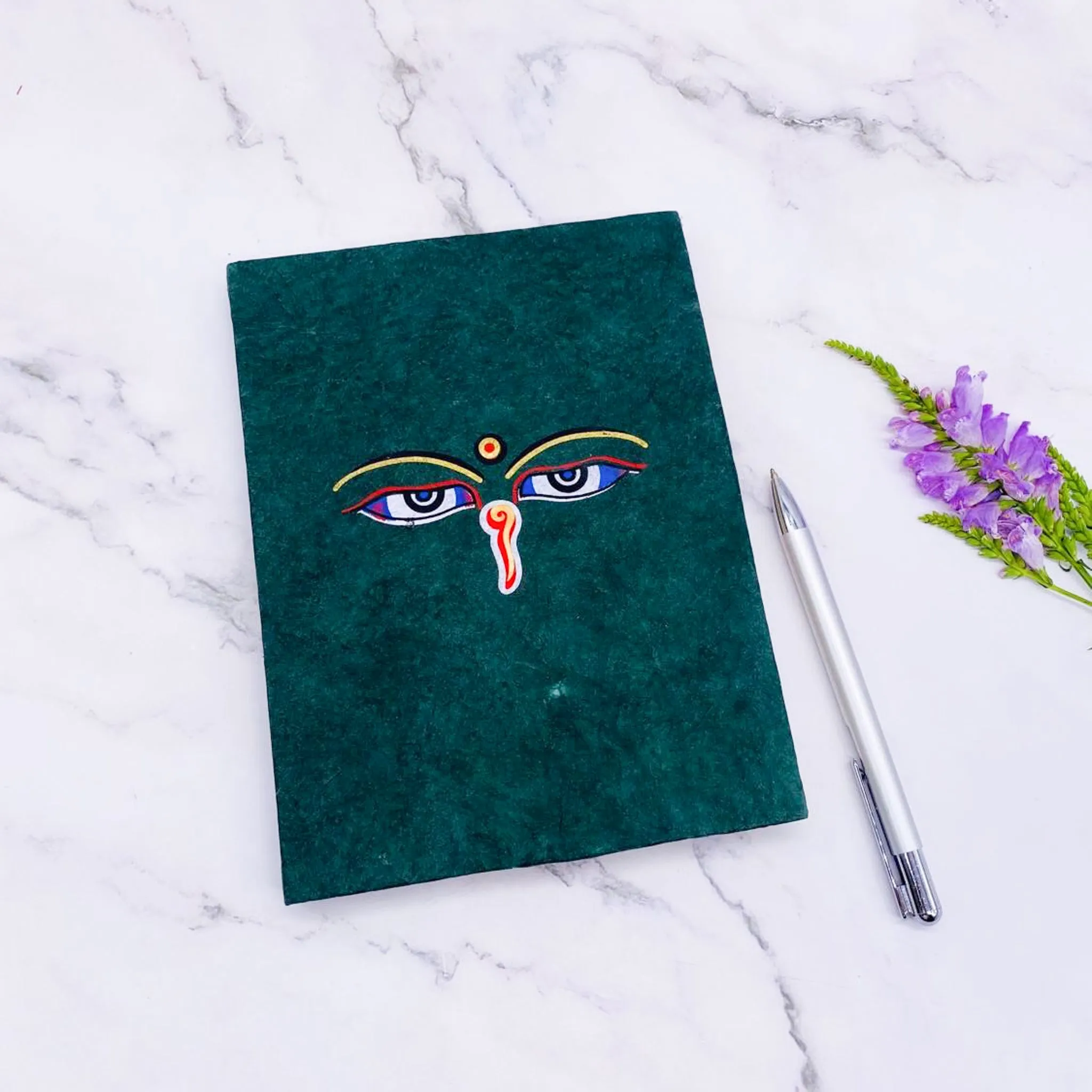 Eco Friendly Hand Painted Lokta Journal