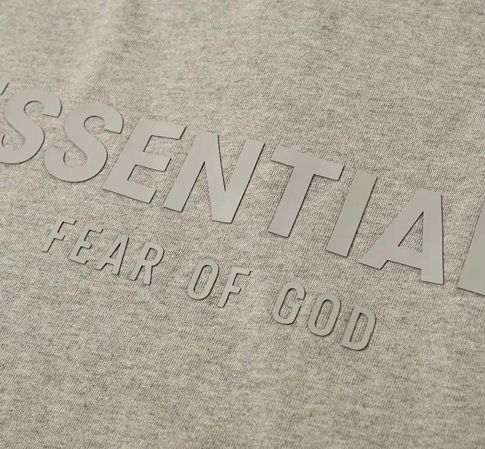 Fear of God Essentials Polo Dark Heather Oatmeal