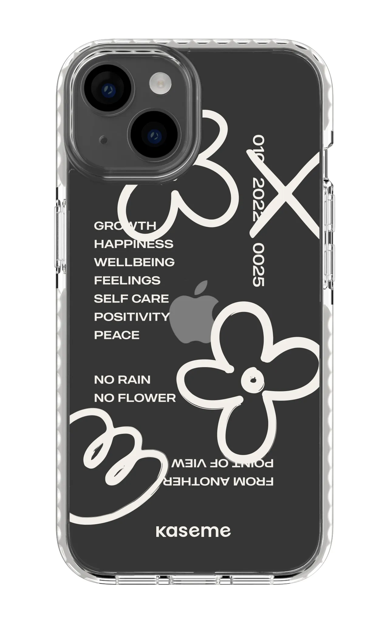 Feelings white clear case