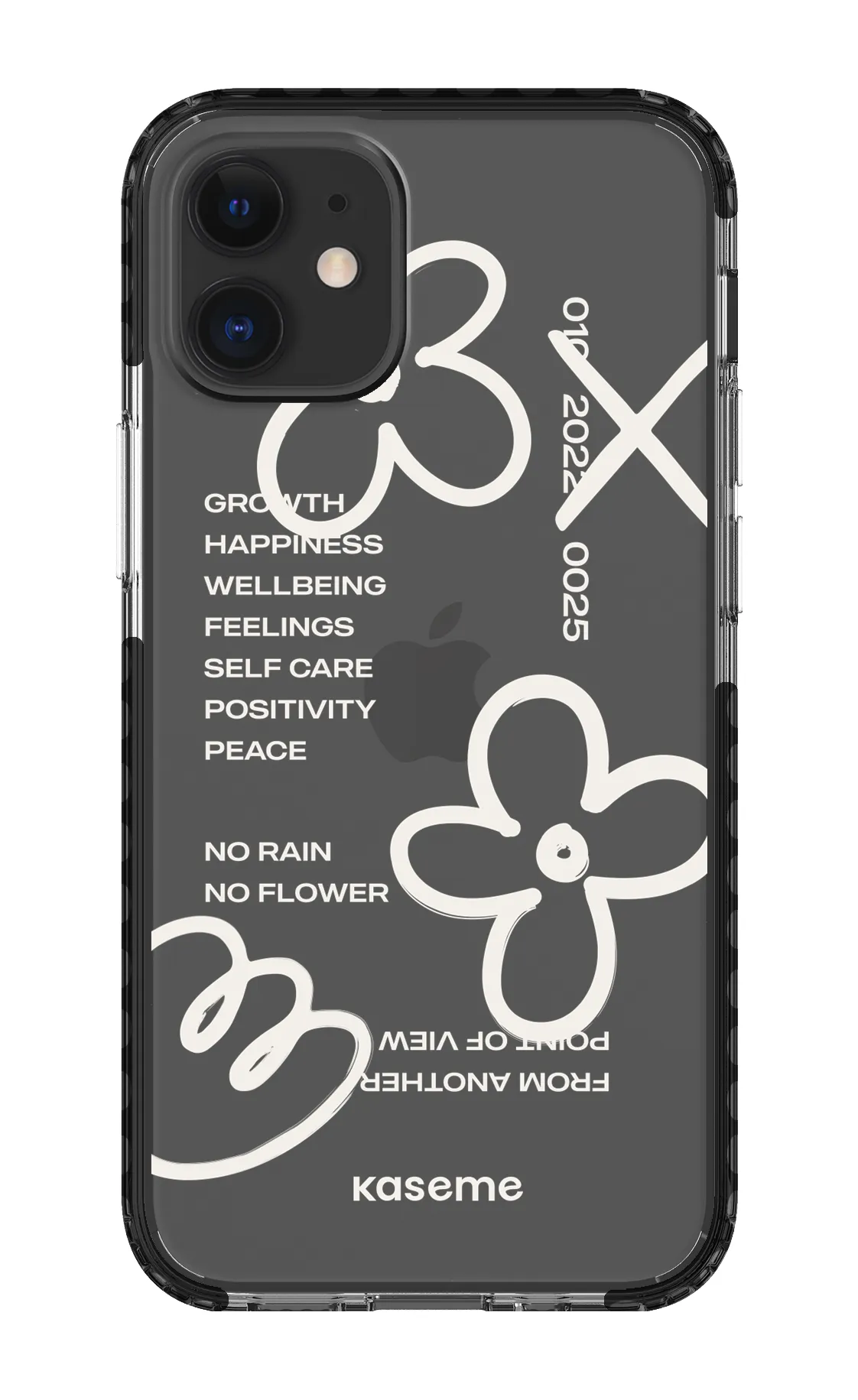 Feelings white clear case