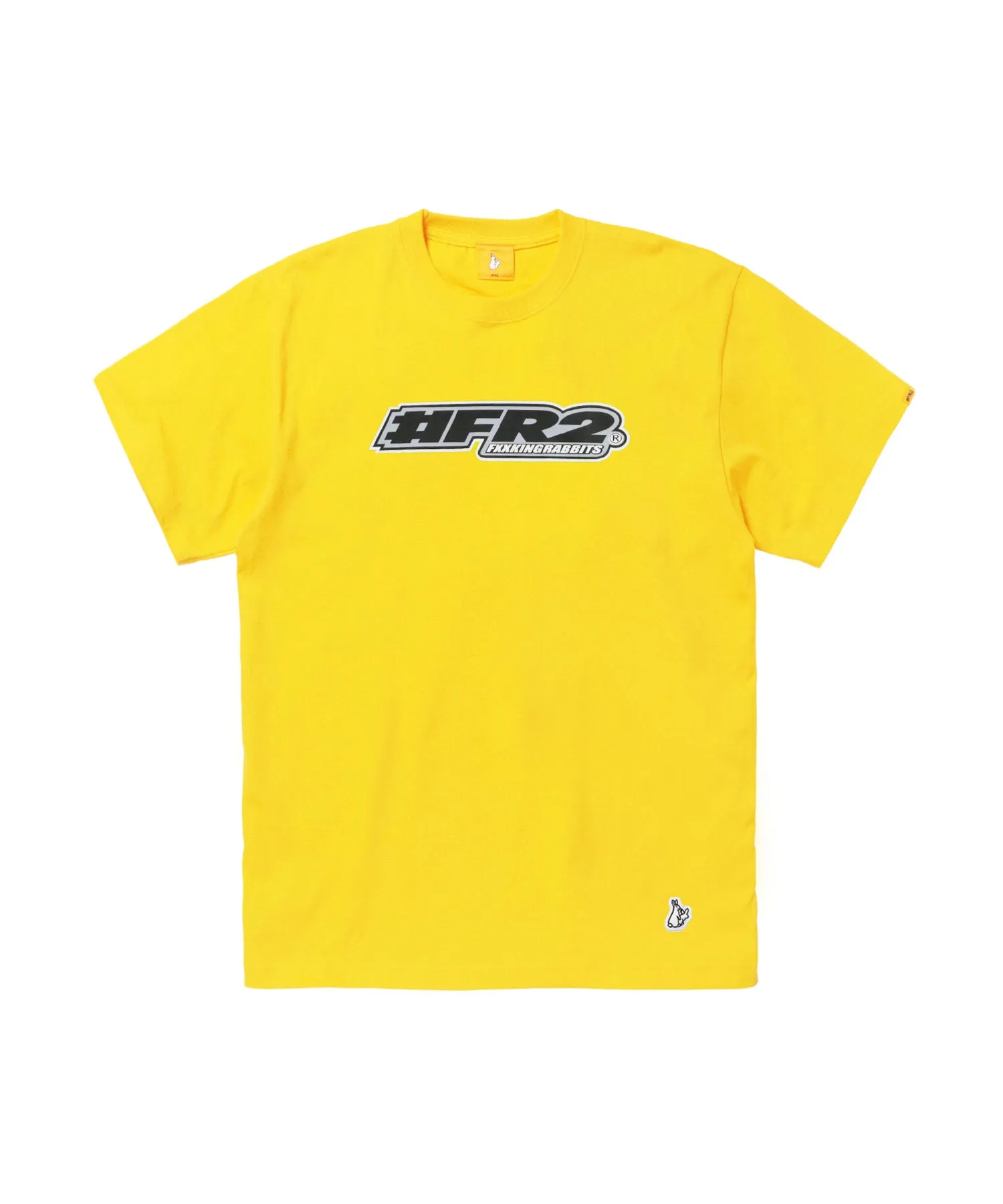 #FR2 HEART ICON T-SHIRT-YELLOW