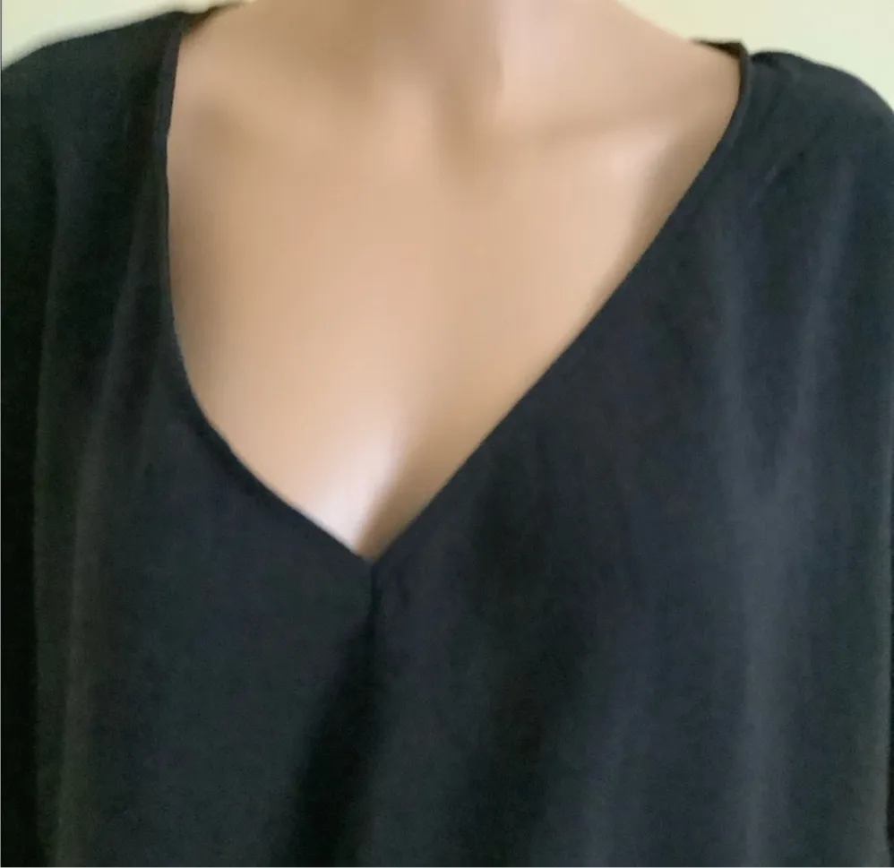 Gauze Twist-Front Dolman Top