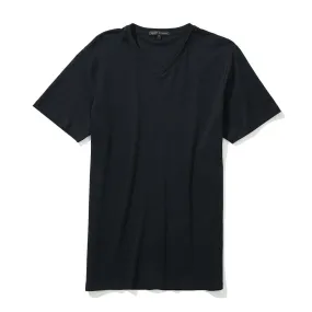 Georgia V Neck T-Shirt- Black