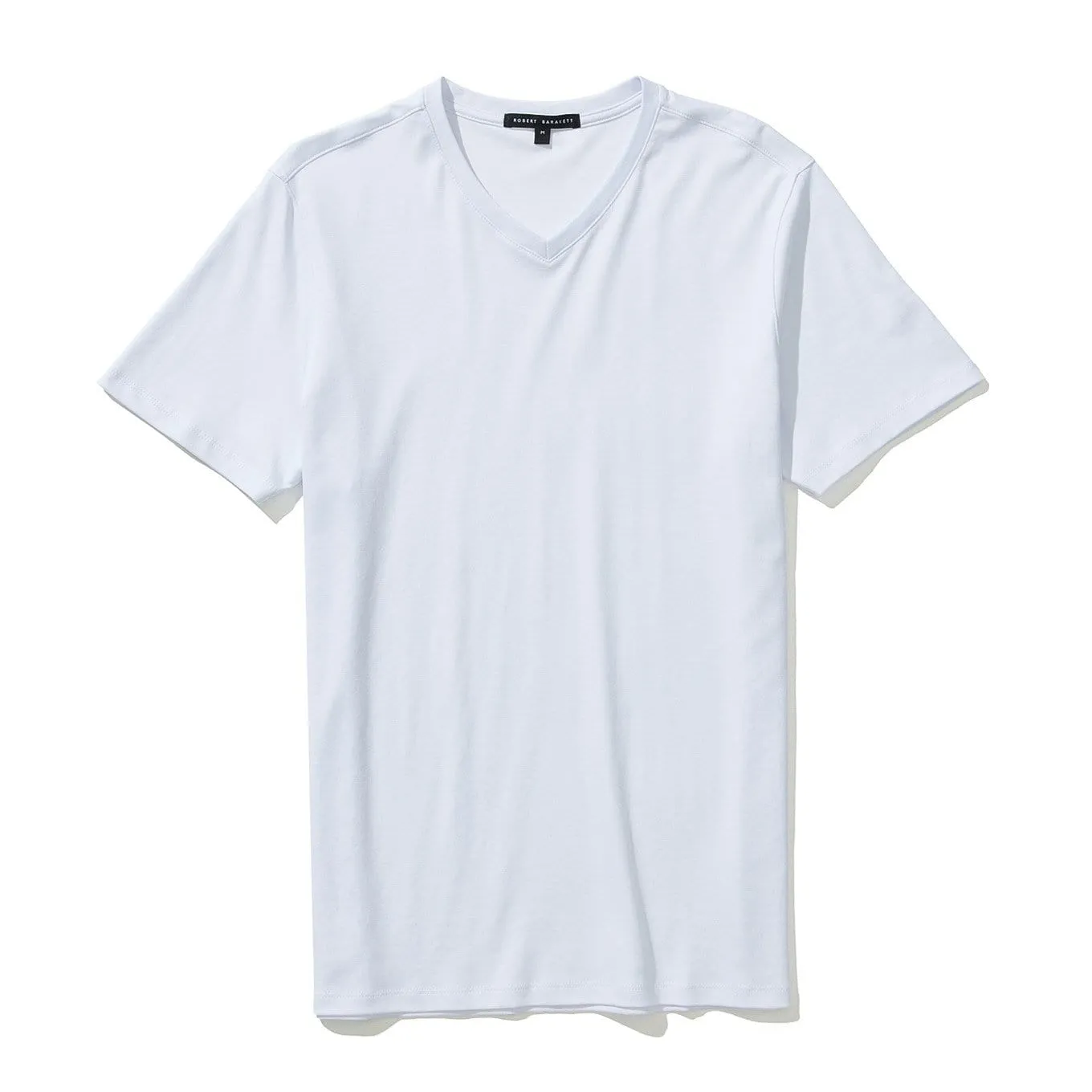 Georgia V Neck T-Shirt- White