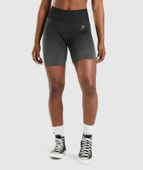 Gymshark Adapt Ombre Seamless Cycling Shorts - Black/Grey