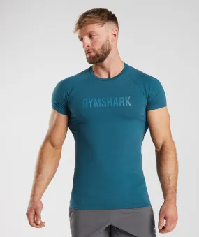 Gymshark Apollo T-Shirt - Atlantic Blue