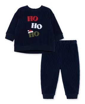 HoHoHo 2Pc Velour Set