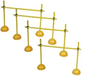 Hurdle Dome Cones Set (Makes 4 Hurdles)