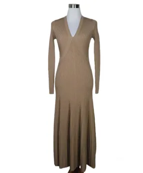 Jonathan Simkhai Neutral Ribbed Dress sz 2