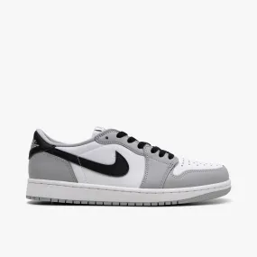 Jordan 1 Low OG "Barons" White / Black - Wolf Grey