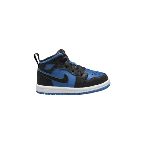 Jordan - Boy - TD Jordan 1 Mid - Black/Royal Blue/White