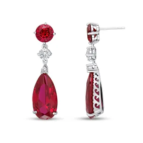 Juliette Earrings (Ruby)