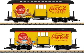 LGB G 36847 Baggage car Coca Cola scheme