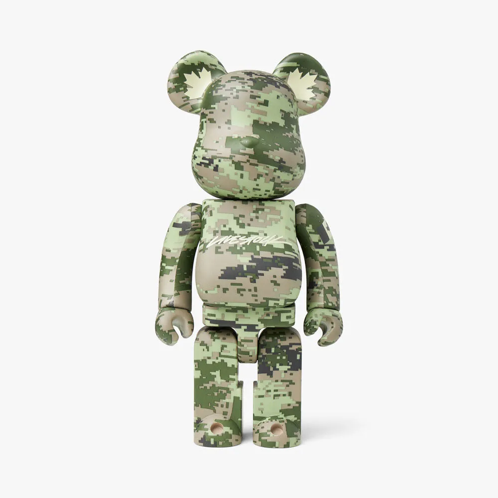 Livestock x Medicom Toy BE@RBRICK 100% & 400% Set / Digital Camouflage