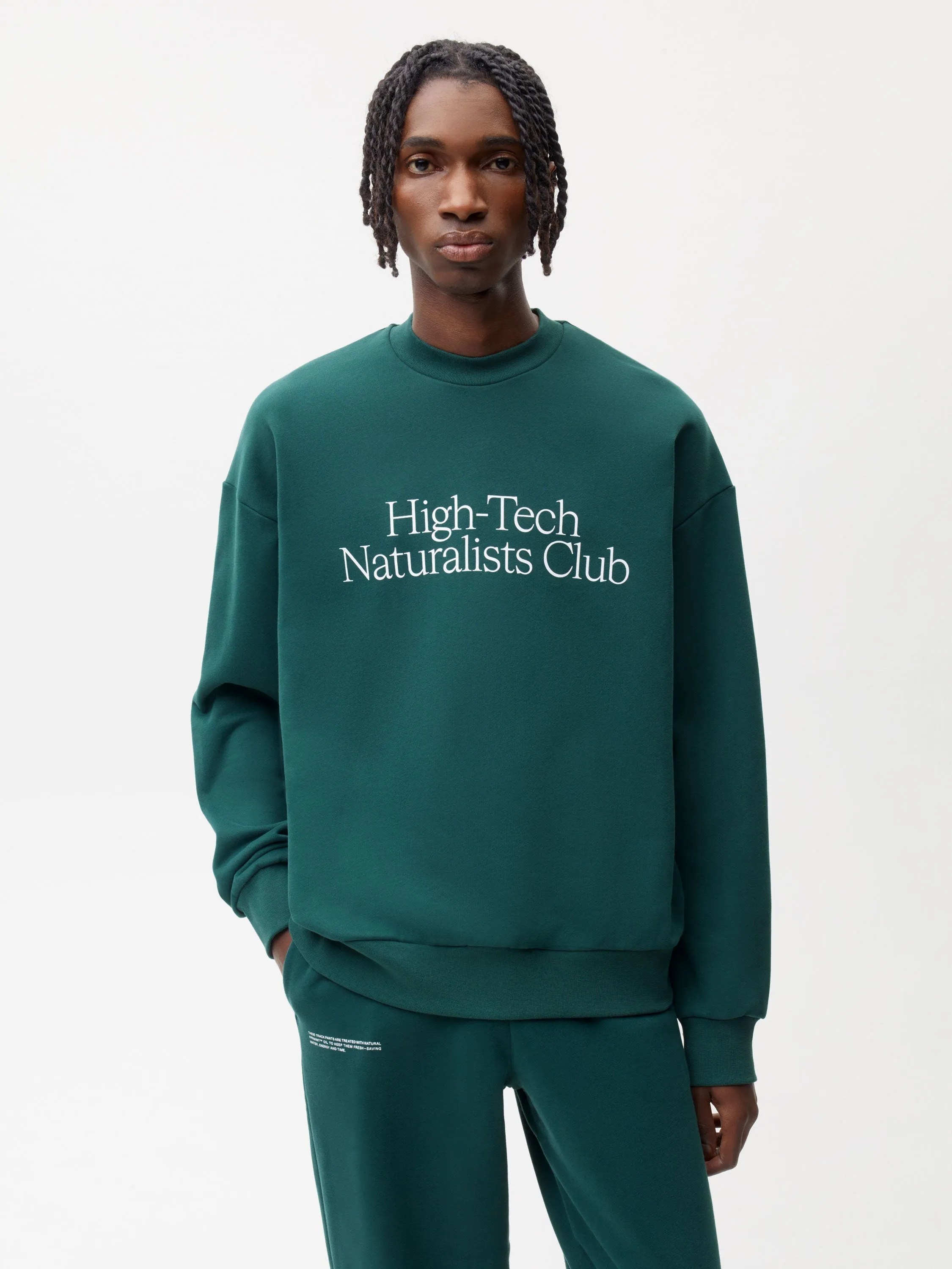 Mens Archive High-Tech Naturalists Club Sweatshirt—foliage green